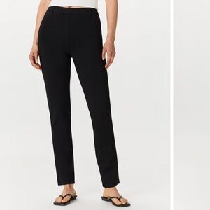 Quince Ultra Stretch Black Straight Leg Pants